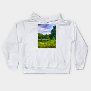 Bow Bridge Nature Lake Trees Central Park Manhattan New York City Kids Hoodie